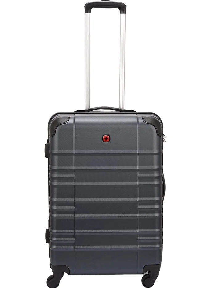 Wenger Navy blue Amplar 3 Piece (53+65+75 Cm) 4-Double Wheeled Hardside Non-Expandable Luggage Trolley Set - Navy Blue  | Best Price UAE